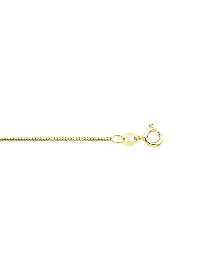 Vergoldete Schlangenkette aus Silber 