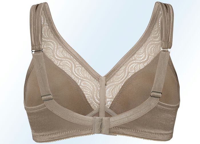 Swegmark of Sweden Zweierpack BH mit Spitzeneinsätzen 1X SAND, 1X MAUVE