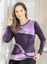 Pullover mit Alpaka und Intarsien 
