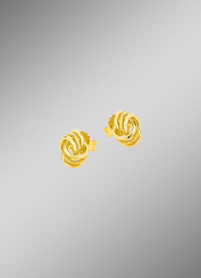 Klassische Knoten-Ohrstecker 