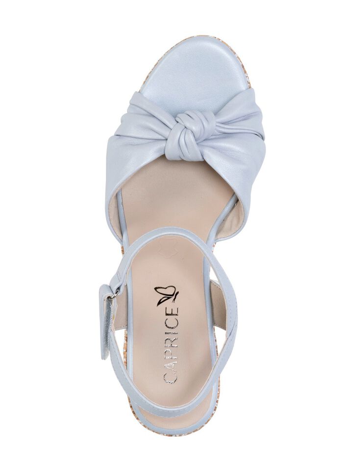 Caprice Sandalette aus weichem Nappaleder PASTELLBLEU