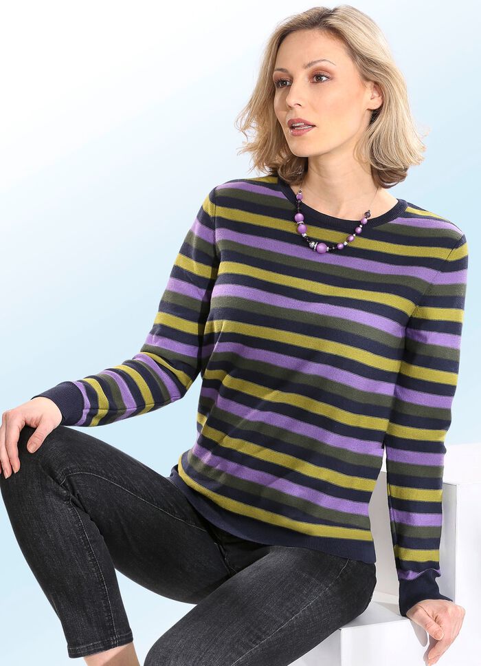 Pullover in Ringeldessin 