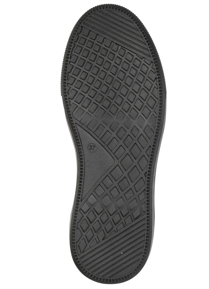 LAURA KENT, trendige Damen-Sneaker, Weite H, mit herausnehmbarem Fußbett SCHWARZ
