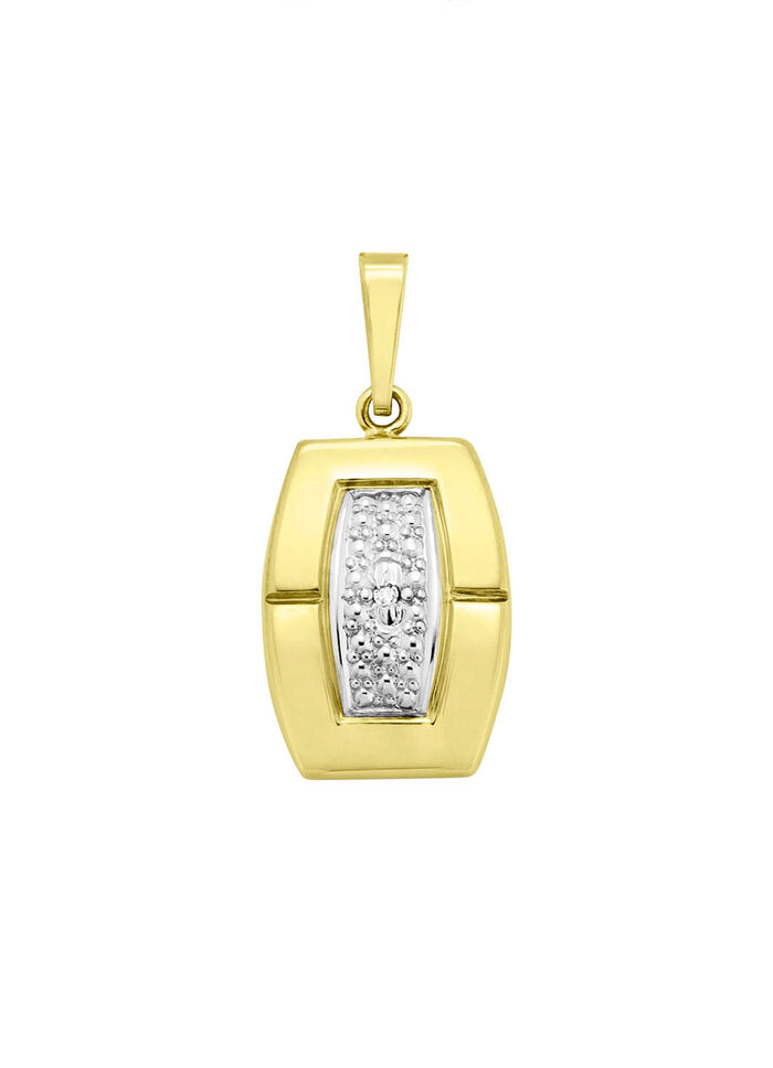 Moderner Anhänger mit Diamant 