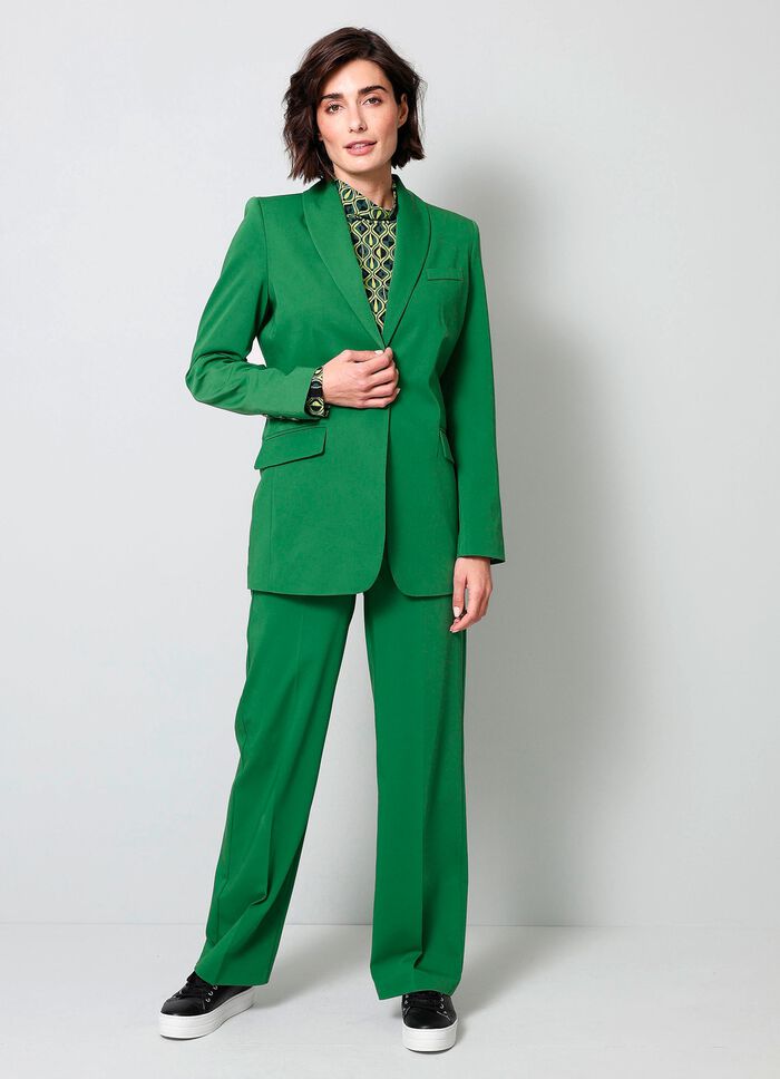 Blazer mit Schalkragen 