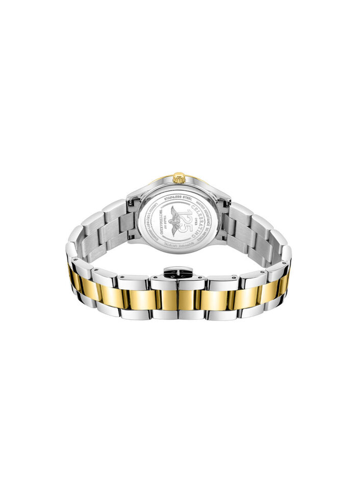 Rotary Quartz-Damenuhr mit Edelstahlbandgehäuse 