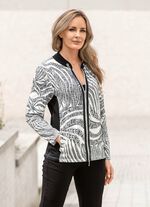 Shirtjacke mit praktischen Rei&szlig;verschlusstaschen 