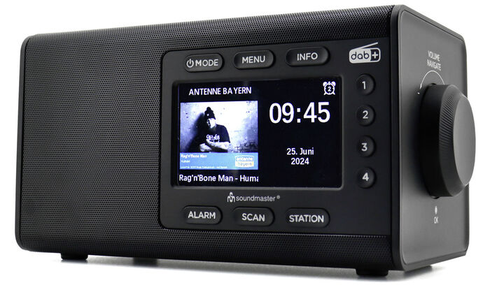 Radio mit DAB+ SCHWARZ