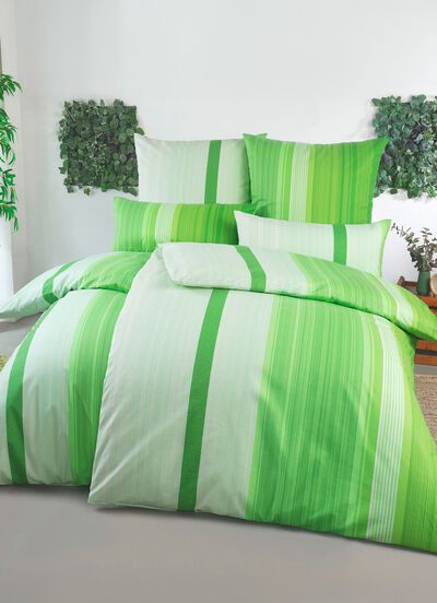 Beidseitig bedruckte Bettw&auml;sche-Garnitur von Florella 