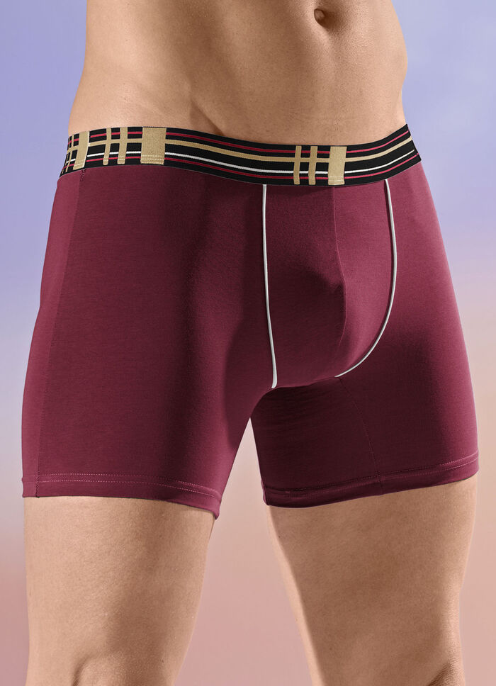 Viererpack Pants mit Elastikbund 
