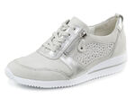 Waldläufer, bequeme Damen-Schnürschuhe, Weite H, mit herausnehmbarem Fußbett PASTELLGRAU