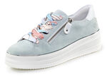Remonte Sneaker mit bunter Schnürung BLEU-WEISS