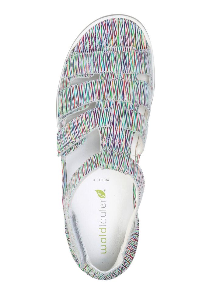 Waldl&auml;ufer, bequeme Damen-Sandalen, Weite H, mit herausnehmbarem Fu&szlig;bett 