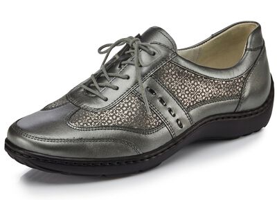 Waldl&auml;ufer, bequeme Damen-Schn&uuml;rschuhe, Weite H, mit herausnehmbarem Fu&szlig;bett 