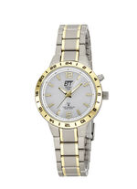 ETT-Funk-Solar-Damenuhr mit Titanbandgehäuse 