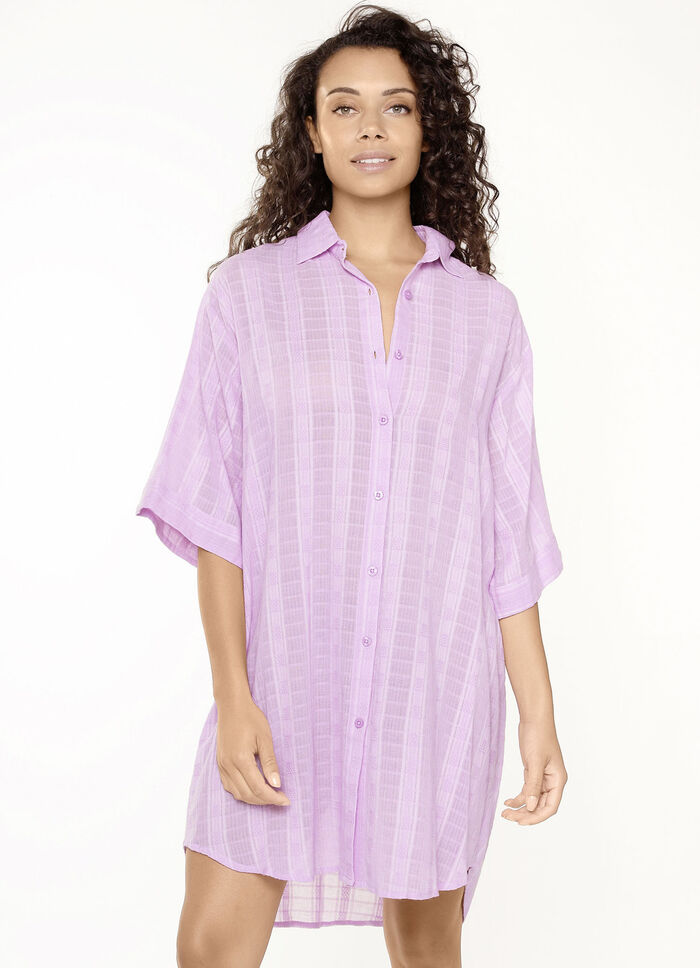 LingaDore Longbluse mit Jacquard-Dessin 