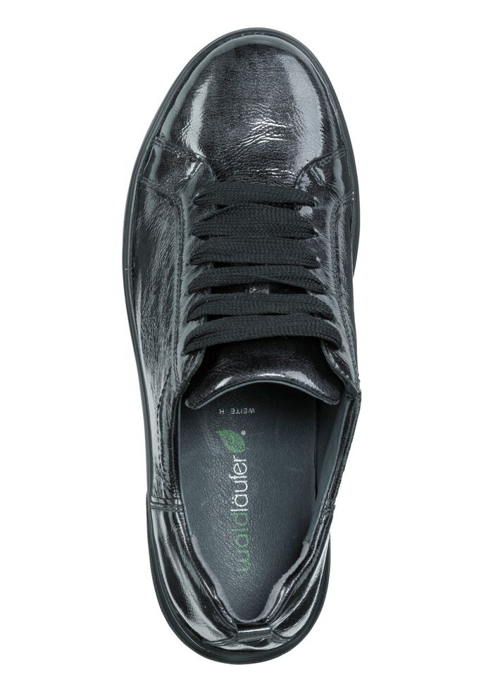 Waldl&auml;ufer, trendige Damen-Schn&uuml;rschuhe, Weite H, mit herausnehmbarem Fu&szlig;bett ANTHRAZIT