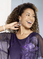 5-reihiger Strass-Armreif 