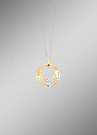 Strahlender Glanz &ndash; exquisiter Anh&auml;nger mit synth. Zirkonia 