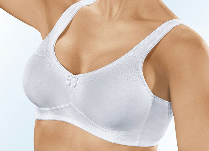 Naturana Zweierpack BH mit doppelt vorgeformten Cups 1X SCHWARZ, 1X WEISS