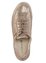 Waldl&auml;ufer Schn&uuml;r-Sneaker aus effektvoll gepr&auml;gtem Nubukleder 