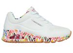 SKECHERS, trendige Damen-Sneaker, mit sichtbarem Luftpolster WEISS