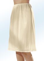 Zweierpack Unterröcke mit Hohlsaumrand 1X PUDER, 1X SCHWARZ