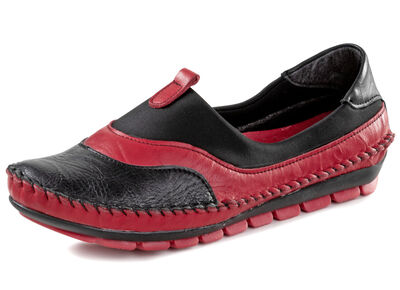 Gemini, bequeme Damen-Slipper, Weite G, mit herausnehmbarem Fußbett 