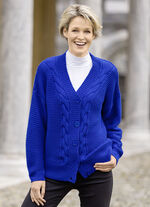 Strickjacke mit dekorativer Struktur 