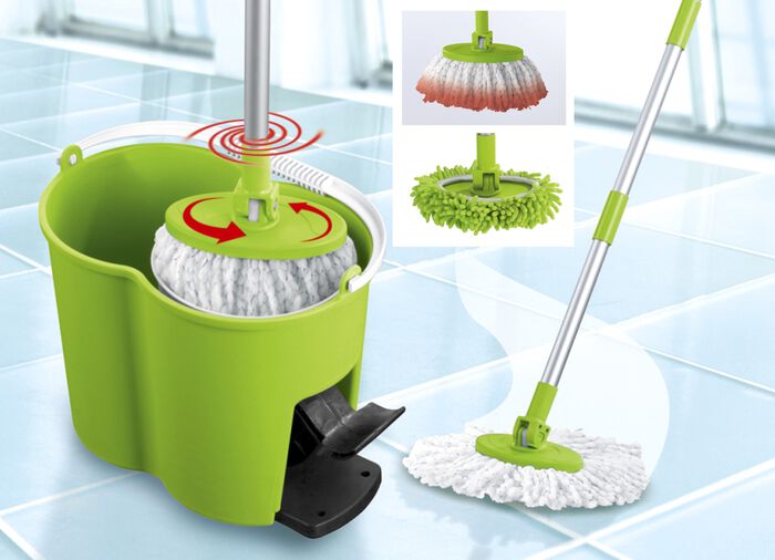 Power-Wischmopp Set Antibakteriell Deluxe 