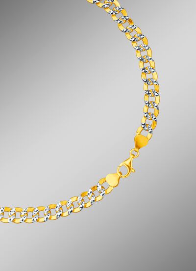 Stilvolle Panzerketten-Garnitur in Bicolor 