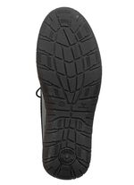 Schnür-Boots aus schattiertem Rind-Nappaleder SCHWARZ