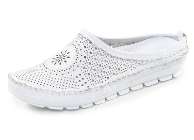 Gemini, sommerlicher Damen-Sabot, Weite G, mit herausnehmbarem Fu&szlig;bett 