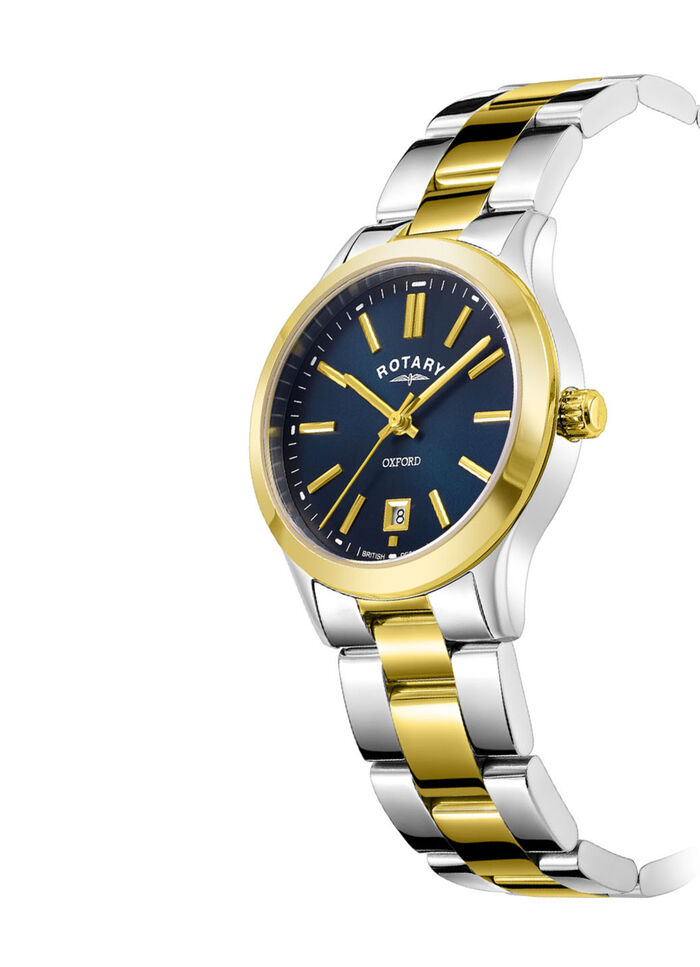 Rotary Quartz-Damenuhr mit Edelstahlbandgehäuse 