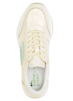 ELENA EDEN Sneaker aus schimmerndem Nappaleder CHAMPAGNER