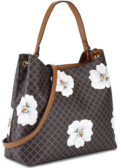 Collezione Alessandro Tasche mit schickem Blütendruck 