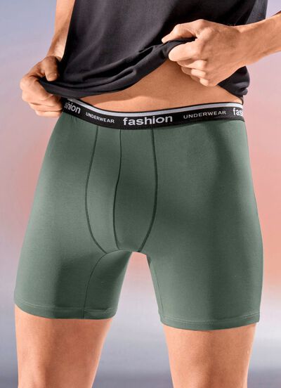 Viererpack Pants mit Elastikbund 