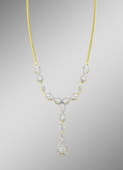 Hochwertiges Brillant-Collier 