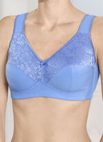 Zweierpack Susa BH mit Baumwolle 1X AZURBLAU, 1X WEISS