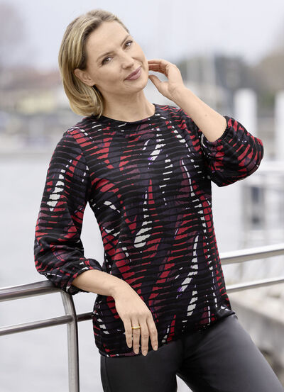 Shirt mit Alloverdruck 