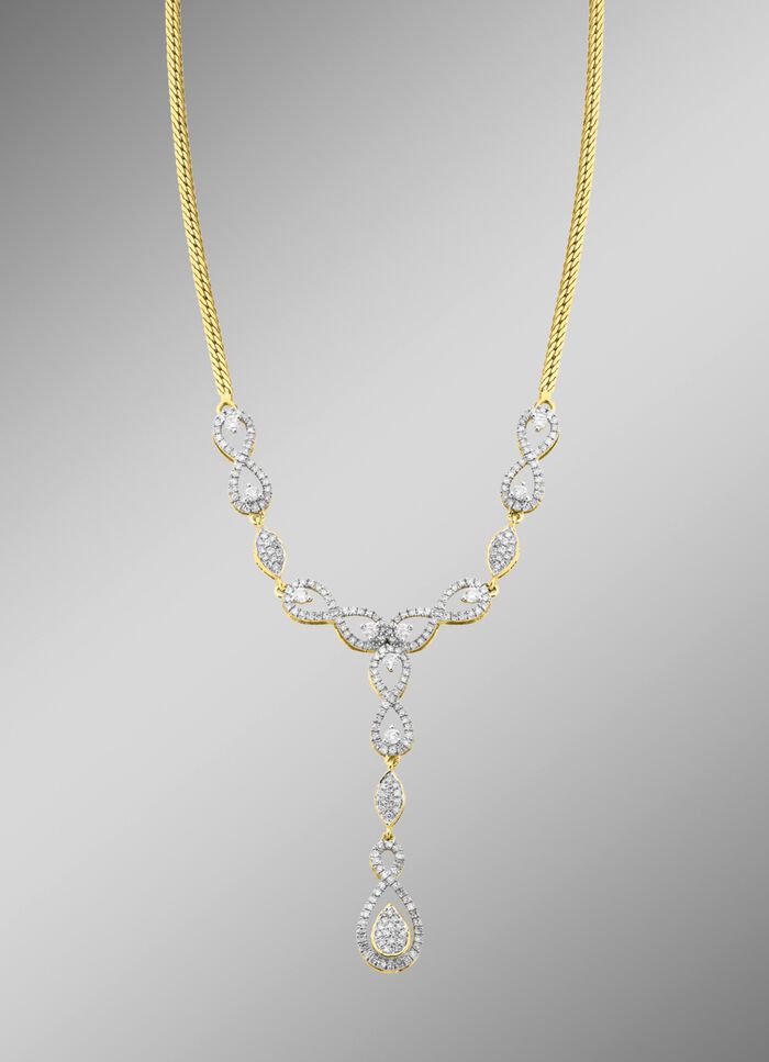 Hochwertiges Brillant-Collier 