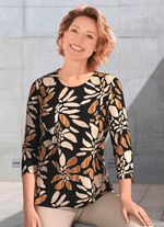 Shirt mit 3/4 langen &Auml;rmeln 