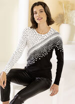 Pullover in weichem Feinstrick 