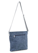Tasche mit teilweise glitzernden Flechtdurchzügen JEANS