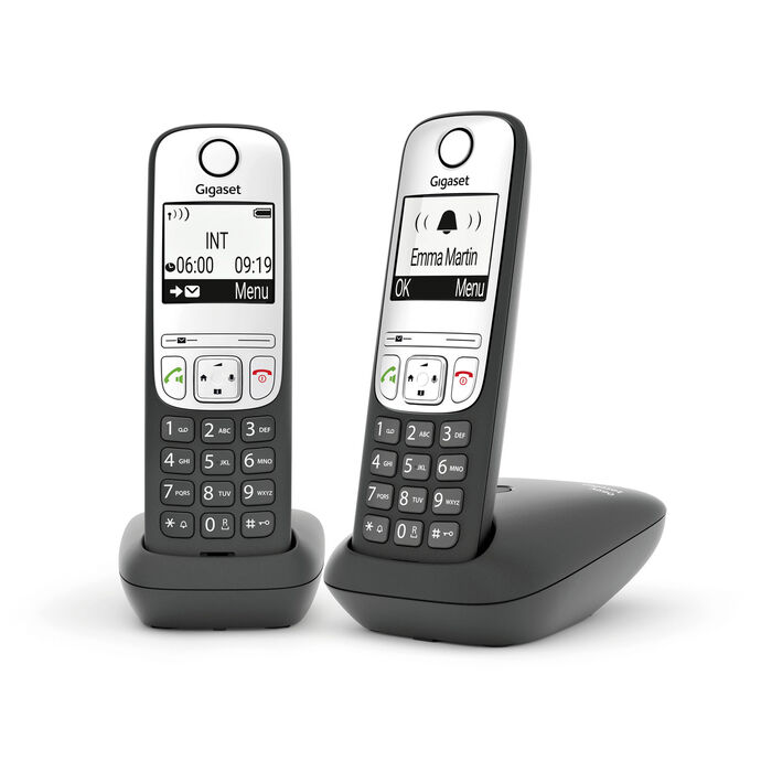 Schnurloses Telefon Gigaset A690 Duo SCHWARZ