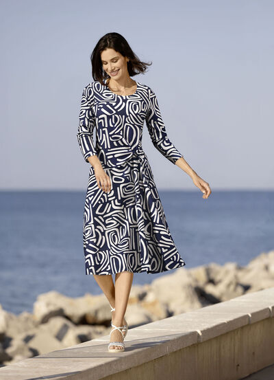 Kleid mit Knotenoptik 