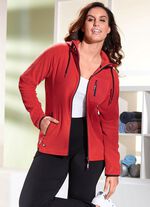 Fleecejacke von „LPO“ HELLROT