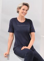 2-teiliges Set bestehend aus Shirtjacke und Shirt 