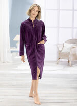 Hausmantel von Miss Ulrike AUBERGINE
