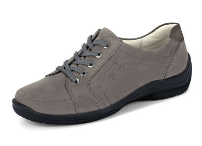 Waldläufer, bequeme Damen-Schnürschuhe, Weite H, mit herausnehmbarem Fußbett 
